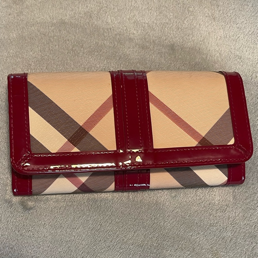 Burberry Printed Continental Wallet